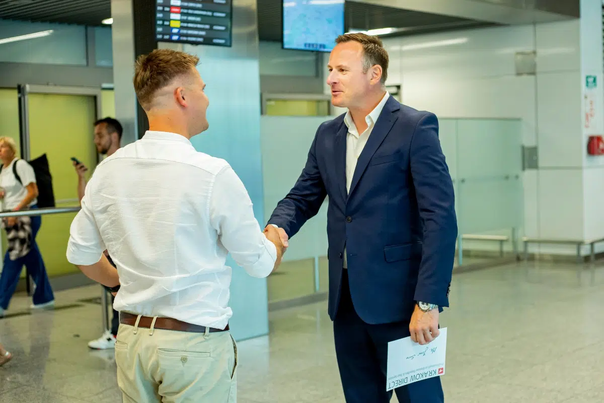 Meet and greet at Krakow Airport with a private driver